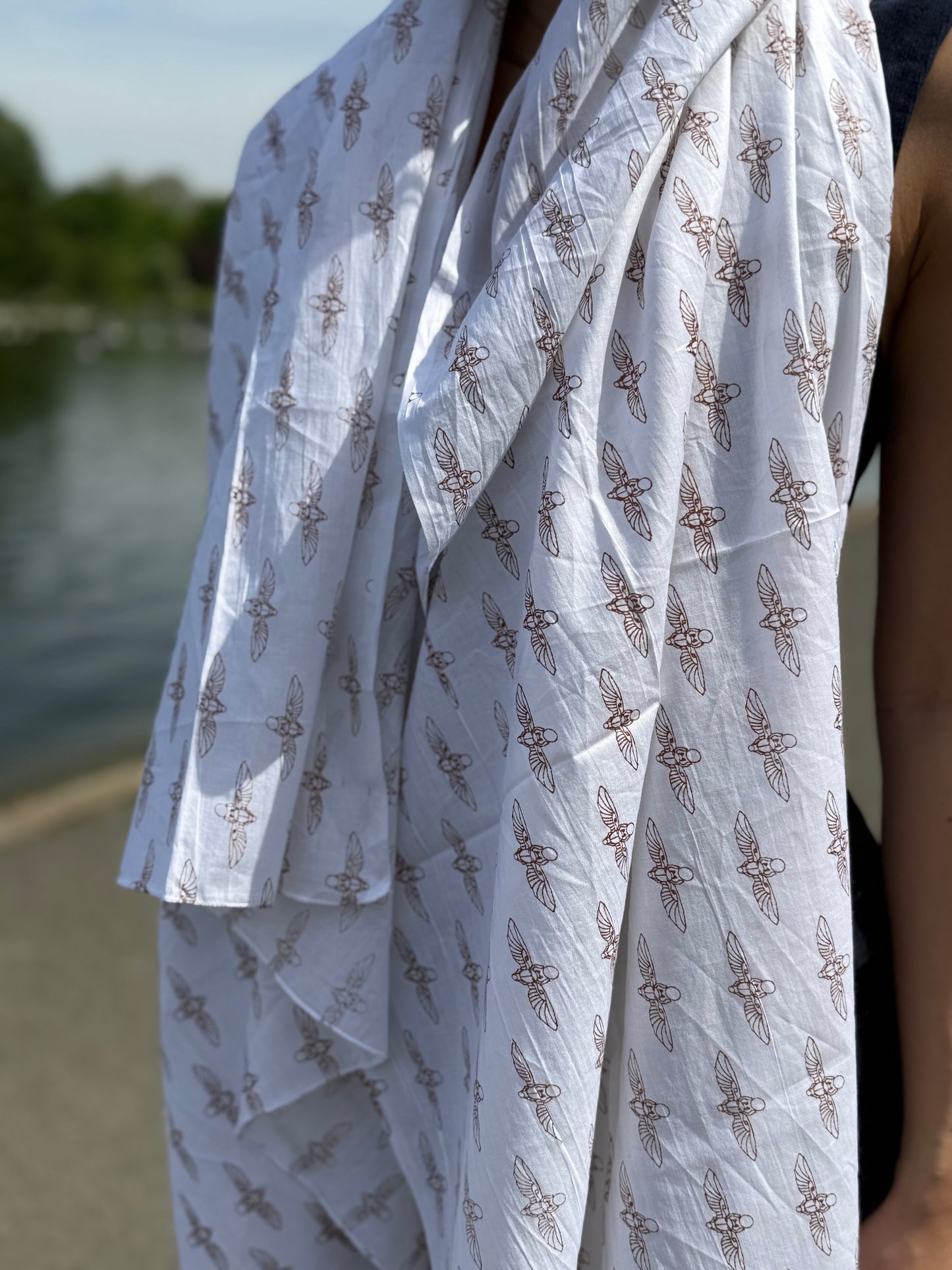 Scarabs Scarf / Cover-up