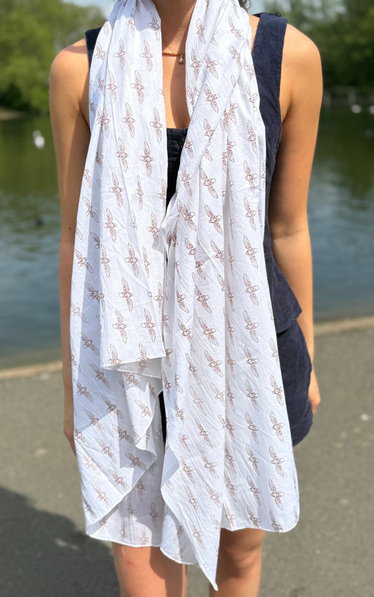 Scarabs Scarf / Cover-up