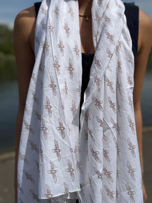 Scarabs Scarf / Cover-up